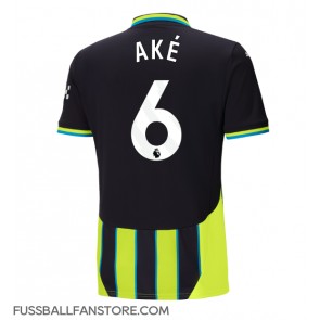 Manchester City Nathan Ake #6 Replik Auswärtstrikot 2024-25 Kurzarm